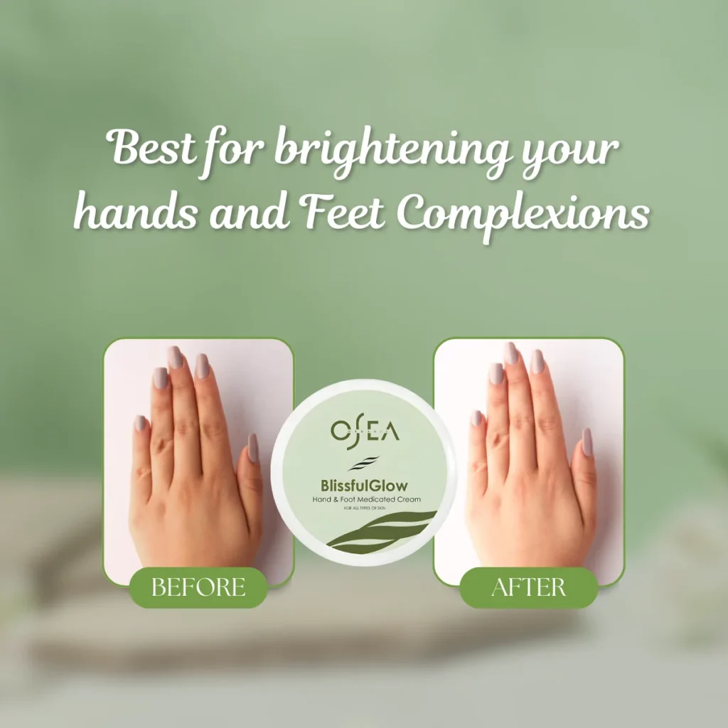 Brightening your hands and Feet