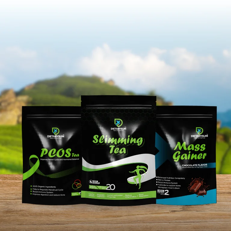 3 in 1 Deal: Weight Gainer, Slimming Tea, PCOS Tea